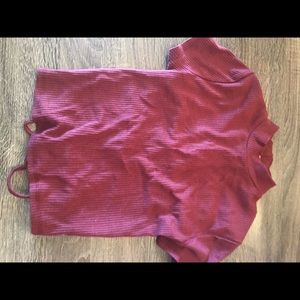 maroon garage top